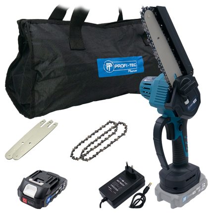 Акумуляторна ланцюгова пила PROFI-TEC PCS1520BL POWERLine (1×PT2020MP (2.0 Аг), зарядний пристрій)