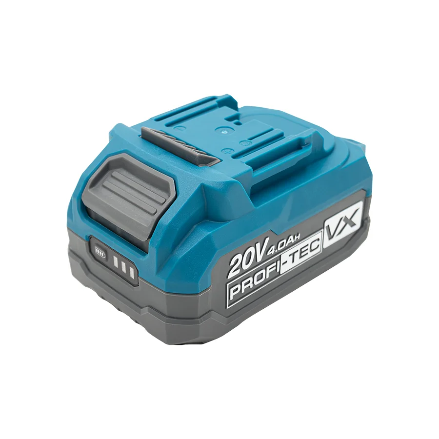 Акумуляторна батарея PROFI-TEC PT2040VX NEW (20 В / 4.0 Аг, високострумова, з індикатором)