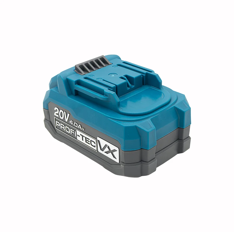 Акумуляторна батарея PROFI-TEC PT2040VX NEW (20 В / 4.0 Аг, високострумова, з індикатором) — фото 3