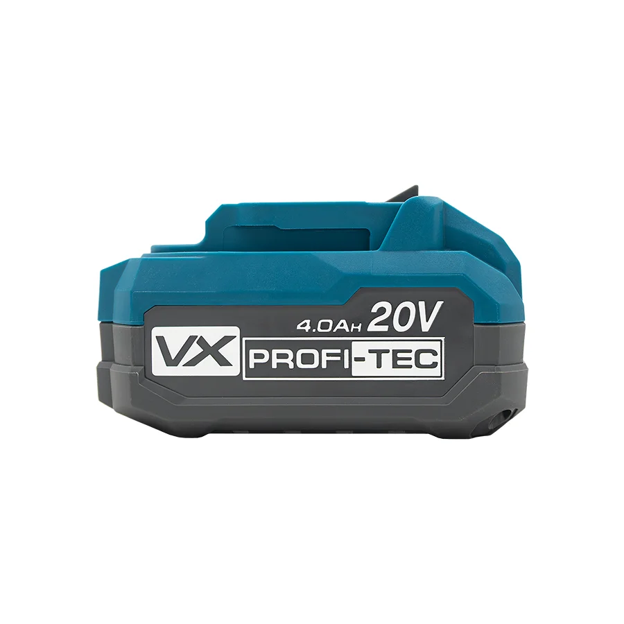 Акумуляторна батарея PROFI-TEC PT2040VX NEW (20 В / 4.0 Аг, високострумова, з індикатором) — фото 5